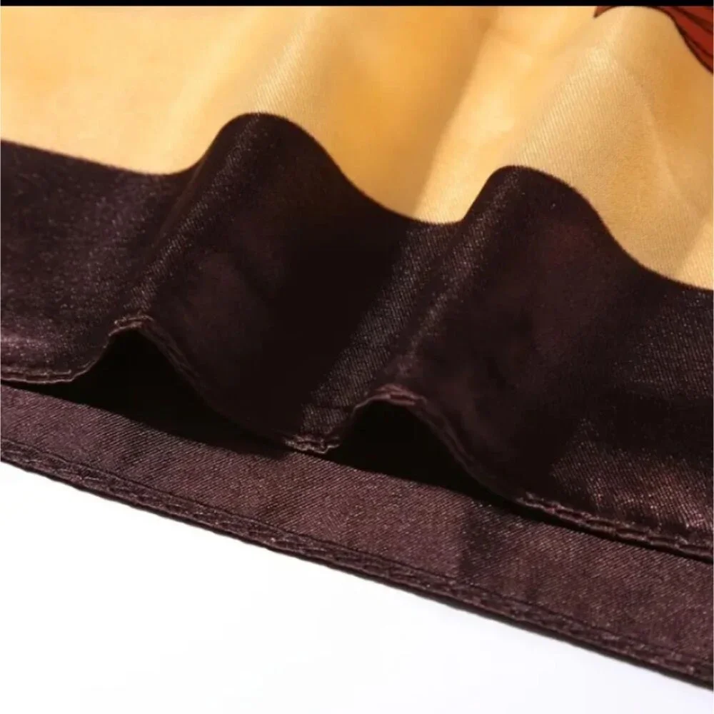 Luxury Plant print scarf summer wrap shawl elegant accessory
